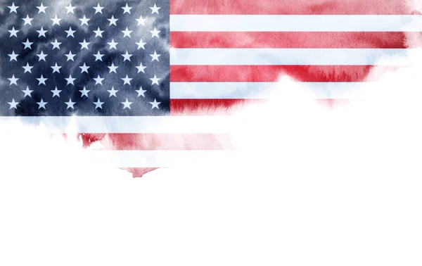 Grunge Usa Flagga Amerikansk Flagga Med Grunge Struktur — Stockfoto