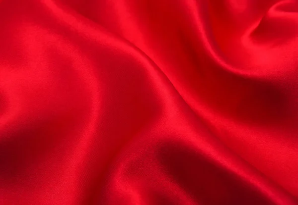 Tejido Rojo Satinado Seda Como Fondo — Foto de Stock