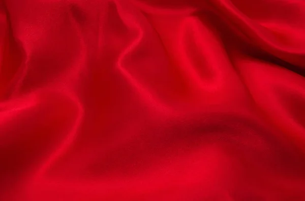 Satin Rouge Tissu Soie Comme Fond — Photo