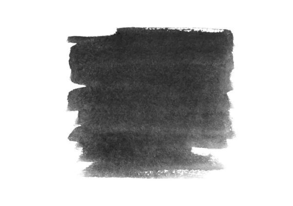 Schwarzer Abstrakter Hintergrund Aquarell — Stockfoto