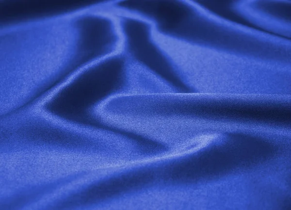 Texture Fond Satin Bleu — Photo