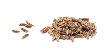 Caraway beyaz arkaplanda izole edildi.