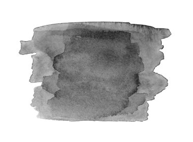 Suluboya ile siyah soyut arkaplan