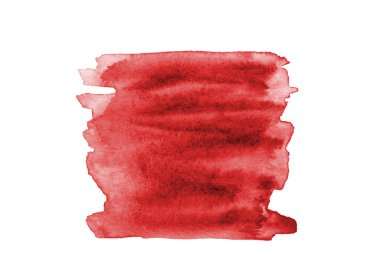 Suluboya olarak kırmızı soyut arkaplan