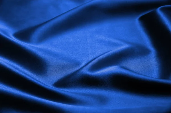 Textura Fondo Satinado Azul — Foto de Stock