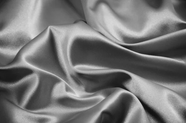 Текстура Серого Атласа — стоковое фото