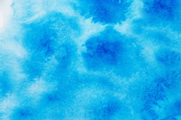 Abstrakter Blauer Hintergrund Aquarell Stil — Stockfoto