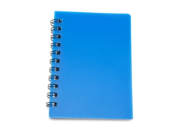 Caderno azul — Fotografia de Stock