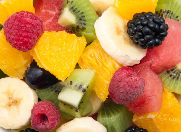 Salada de frutas frescas e saudáveis — Fotografia de Stock