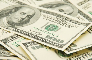 Arkaplan olarak 100 dolar..