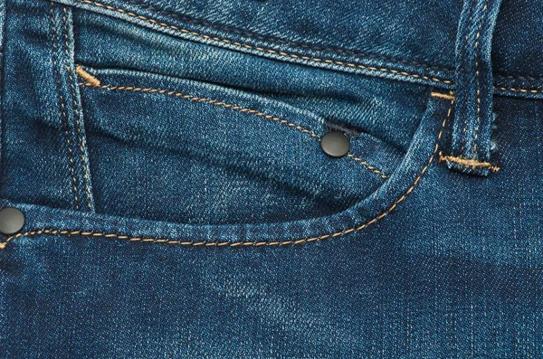 Jeans pocket for background — Stock Photo, Image