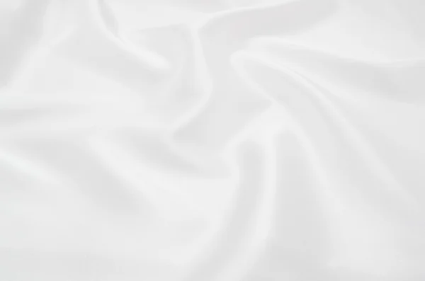 White satin fabric as background — Stock Photo, Image