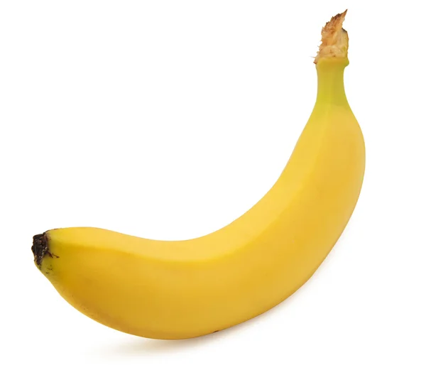 Banane isoliert auf weißem Hintergrund — Stockfoto