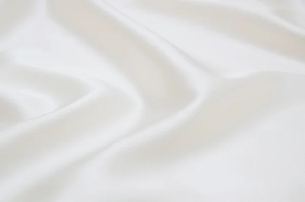 Tela de satén blanco como fondo — Foto de Stock