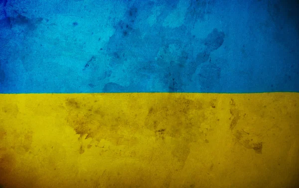 Flagga Ukraina — Stockfoto