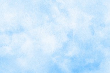 Suluboya tarzında soyut mavi arkaplan