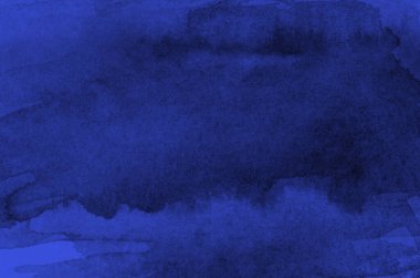 Suluboya tarzında soyut mavi arkaplan