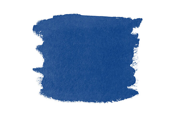 Абстрактный синий акварель на белом фоне.