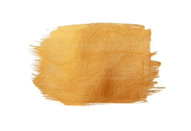 Beyaz arka plan üzerinde izole güzel dokulu altın vuruş.