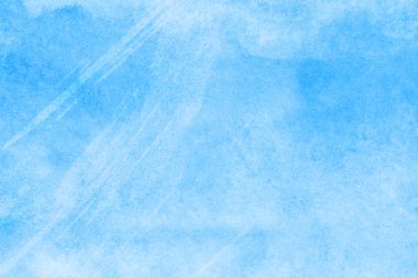 Suluboya tarzında soyut mavi arkaplan