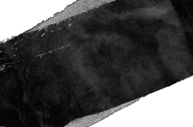 Beyaz arka plan üzerine soyut gri suluboya.