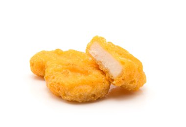 Tavuk Külçeleri Beyaz Arkaplanda İzole Edildi