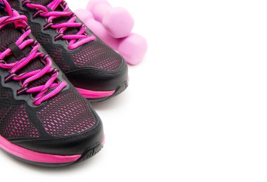 Beyazda izole edilmiş spor için farklı araçlar