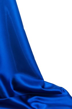 Beyaz arkaplanda ipek