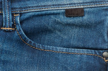 Arka plan için kot pantolon cebi