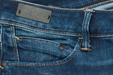 Arka plan için kot pantolon cebi