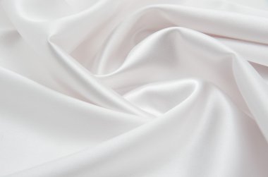 arkaplan olarak beyaz saten kumaş