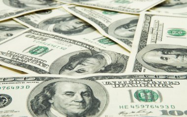 Arkaplan olarak 100 dolar..