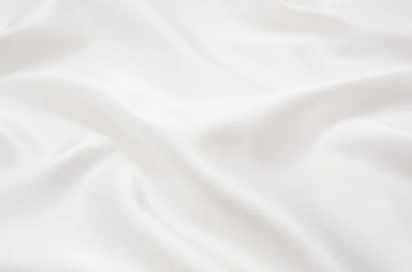 白色缎子织物为背景 — 图库照片