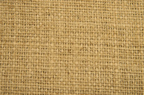 Gros plan d'une texture de toile de jute — Photo