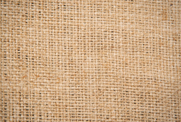 Крупный план текстуры мешковины