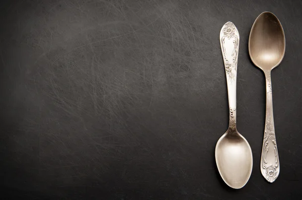 Vintage metal spoon — Stock Photo, Image