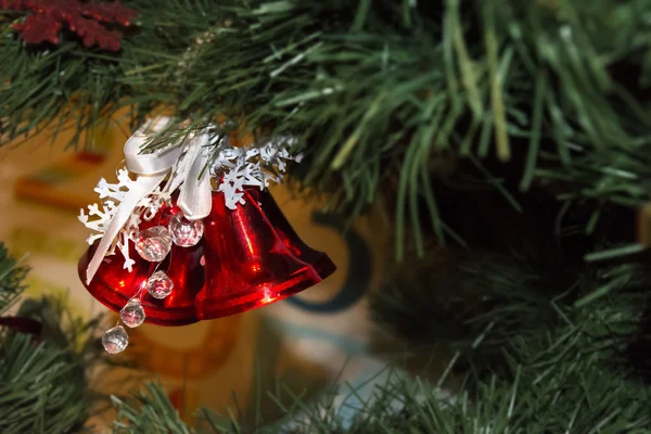 Noel süslemeleri kırmızı çanları