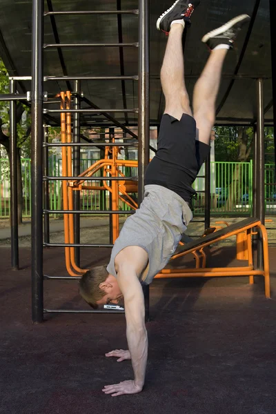 Man hand standing — Stock Photo, Image