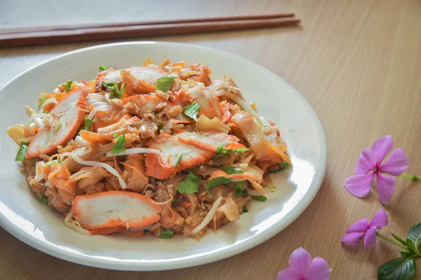Thai Food Delicious Easy Eat Pad Thai — Stock Photo, Image