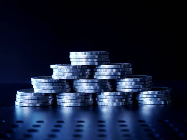 stack coins business money for background