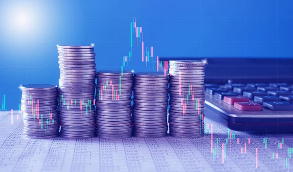 Bulanık grafik paraları hisse senedi finans iş parası geçmişi