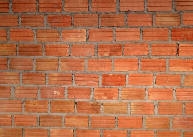 Güçlü vignette ile eski tuğla duvar.