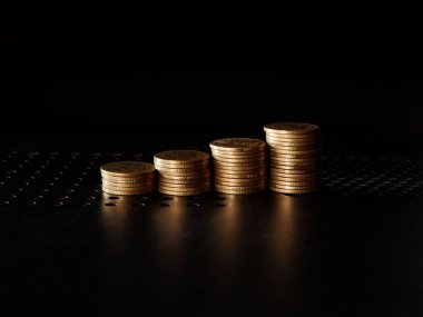 Altın para desteleri para biriktirme kavramı