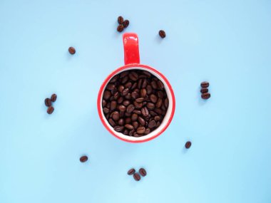 arka plan için organik kahve çekirdekleri