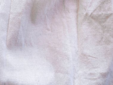 Beyaz ipek kumaş, kirli eski pamuk kumaş.