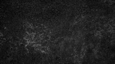 arkaplan için siyah beton duvar, boş çimento dokusu