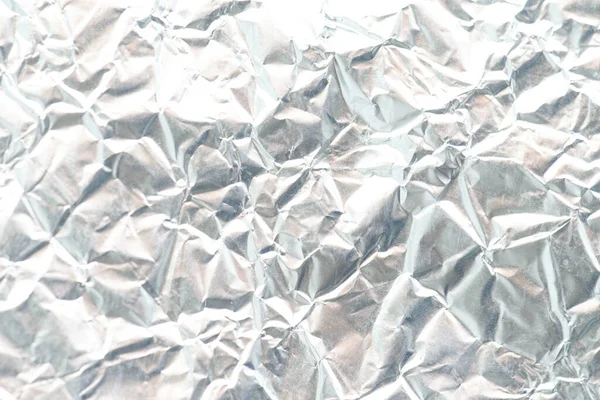 Kırışık folyo dokusu. Alüminyum folyo doku arka planı. metal plaka