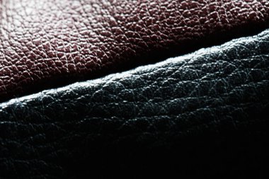 arka plan için eski siyah deri dokusu