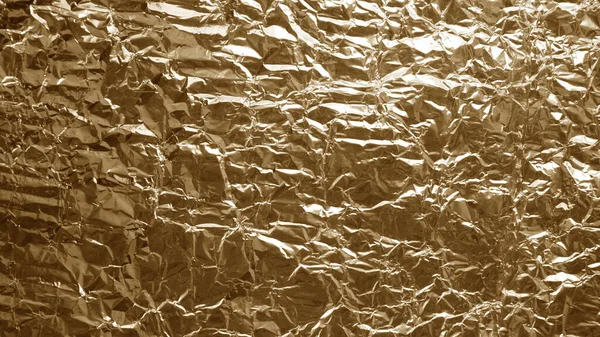 Pognieciona Folia Błyszcząca Metalowa Tekstura Tło Papier Owijania Elementów Dekoracyjnych — Zdjęcie stockowe