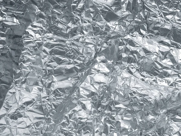 crumpled foil shiny metal texture background wrapping paper for wallpaper decoration element.